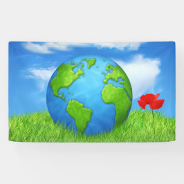Lona Bandera del Día de la Tierra