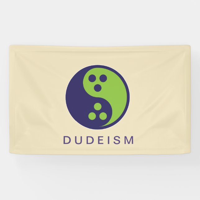 Lona Bandera del Dudeísmo (Horizontal)