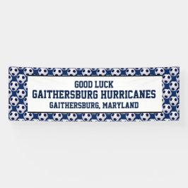 Lona Bandera del equipo de fútbol, personalizada 3