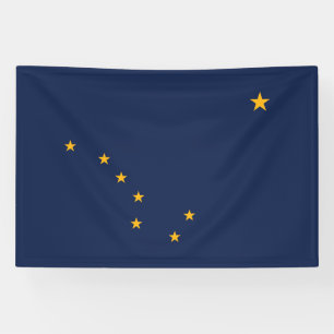 Lona Bandera del estado de Alaska