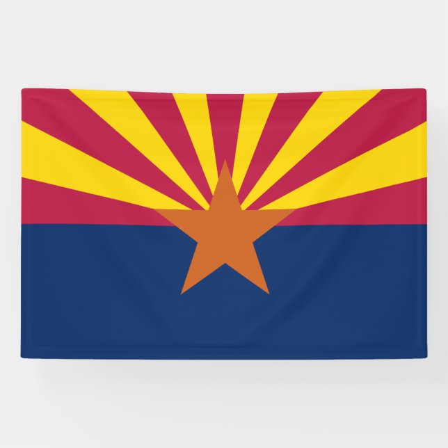Lona Bandera del estado de Arizona (Horizontal)
