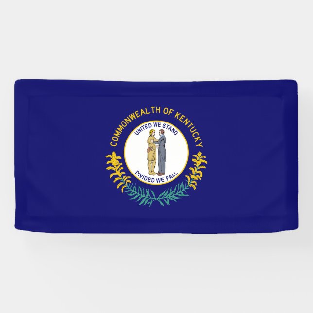 Lona Bandera del estado de Kentucky (Horizontal)