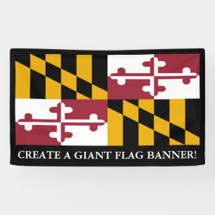 Lona Bandera del estado de Maryland