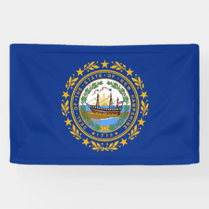 Lona Bandera del estado de New Hampshire