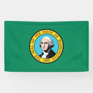 Lona Bandera del Estado de Washington