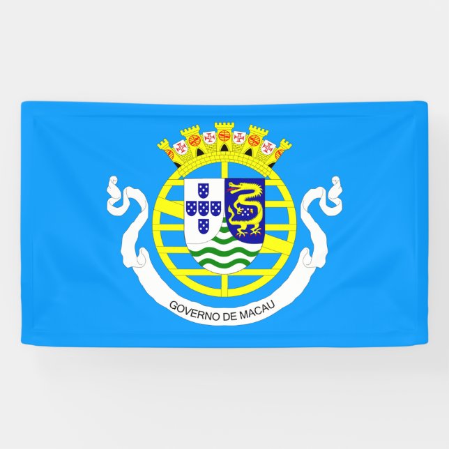 Lona Bandera del Gobierno de Macao portugués (1976-1999 (Horizontal)