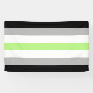 Lona Bandera del Orgullo Agénero