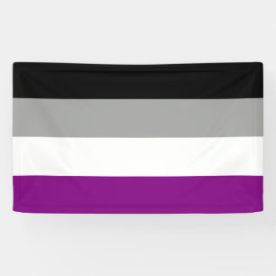 Lona Bandera del Orgullo Asexual (As) (Asexualidad)