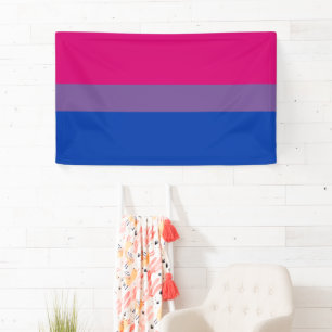 Lona Bandera del Orgullo Bisexual