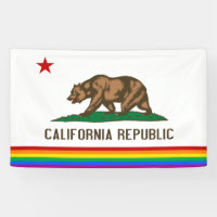 Bandera del Orgullo Gay de California