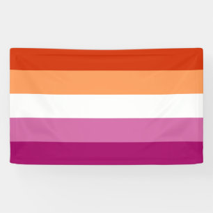 Lona Bandera del Orgullo Lesbiano LGBTQ