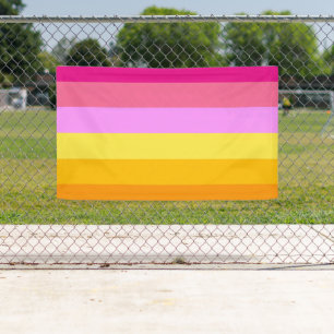Lona Bandera del Orgullo Lésbico (Alba)