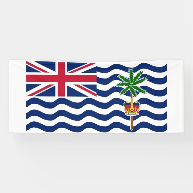 Lona Bandera del Territorio Británico del Océano Índico (Horizontal)