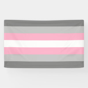 Lona Bandera Demigirl (Orgullo Demi Chica) (Identidad d