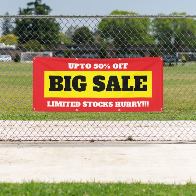 Lona Bandera editable personalizable de gran oferta (In situ)