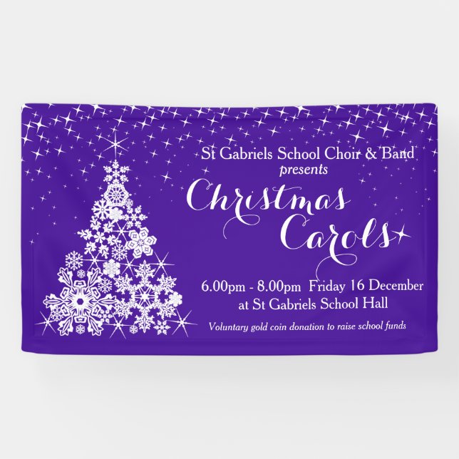 Lona Bandera el ultravioleta del árbol de la chispa del (Horizontal)