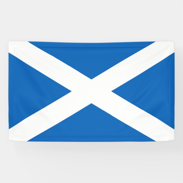 Lona Bandera escocesa (Saltire) (Bandera escocesa) (Horizontal)