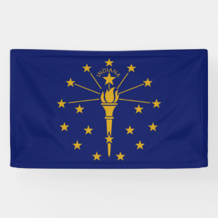 Lona Bandera estatal de Indiana