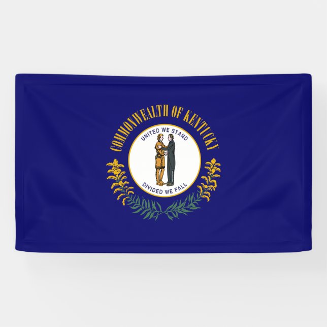 Lona Bandera Estatal de Kentucky (Horizontal)