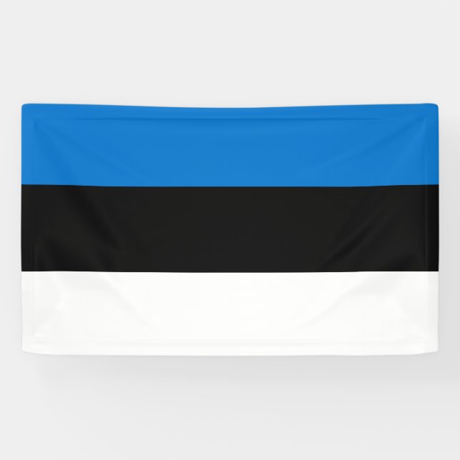 Lona Bandera estonia (Horizontal)