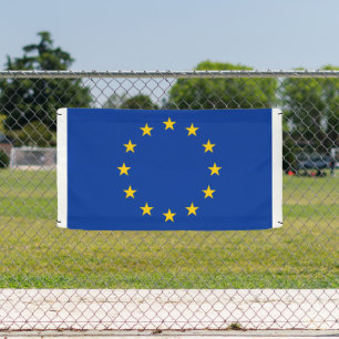Lona Bandera europea del cartel del personalizado de la