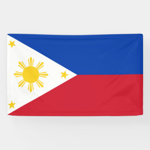 Lona Bandera filipina de Filipinas