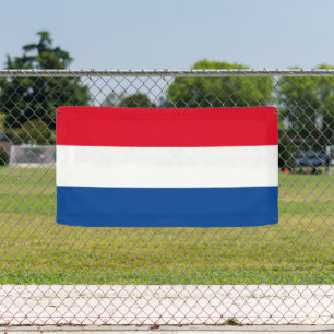 Lona Bandera holandesa de los Países Bajos cartel perso