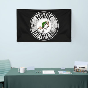 Lona Bandera impulsada por la música