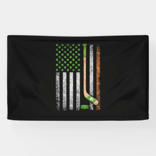 Lona Bandera irlandesa de Estados Unidos Leprechaun Luc