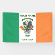 Bandera irlandesa - Irlandés de California