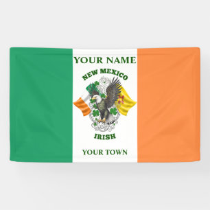 Lona Bandera irlandesa - Nuevo México Irlandés