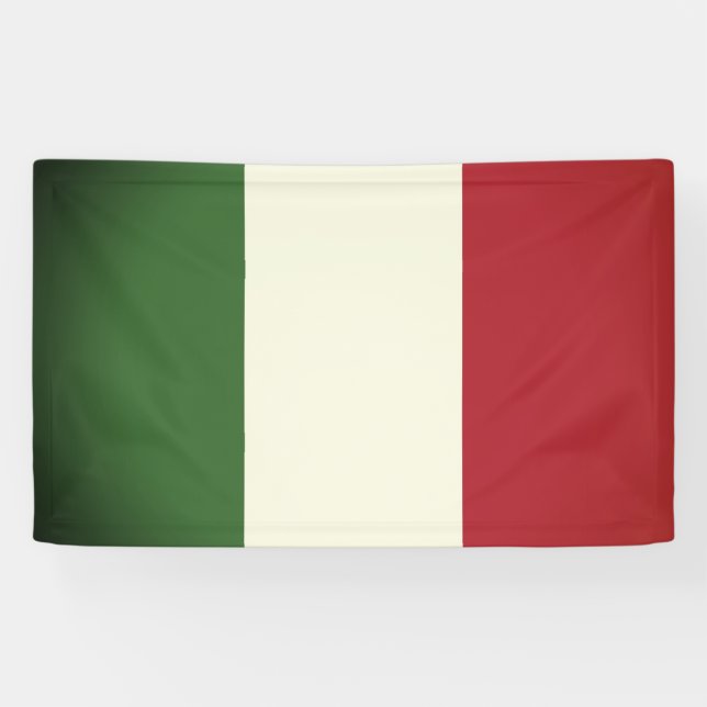 Lona Bandera italiana (Horizontal)