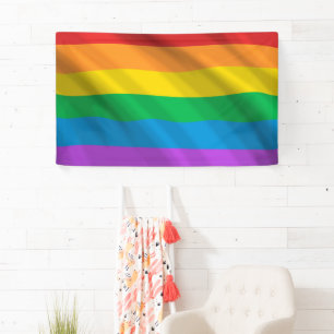 Lona Bandera LGBT arco iris