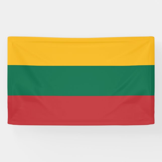 Lona Bandera lituana (Horizontal)