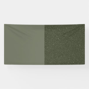 Lona Bandera moderna de evento de panel dividido verde 