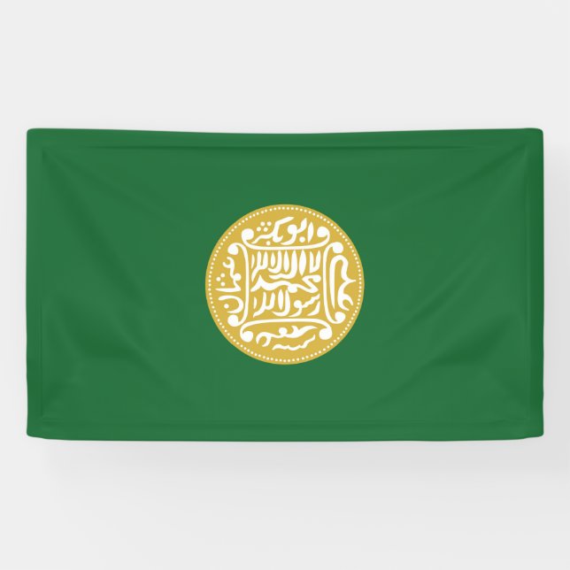 Lona Bandera musulmana rohingya (Horizontal)