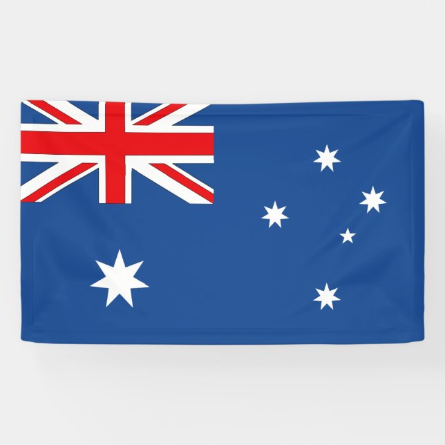 Lona Bandera nacional australiana (Horizontal)