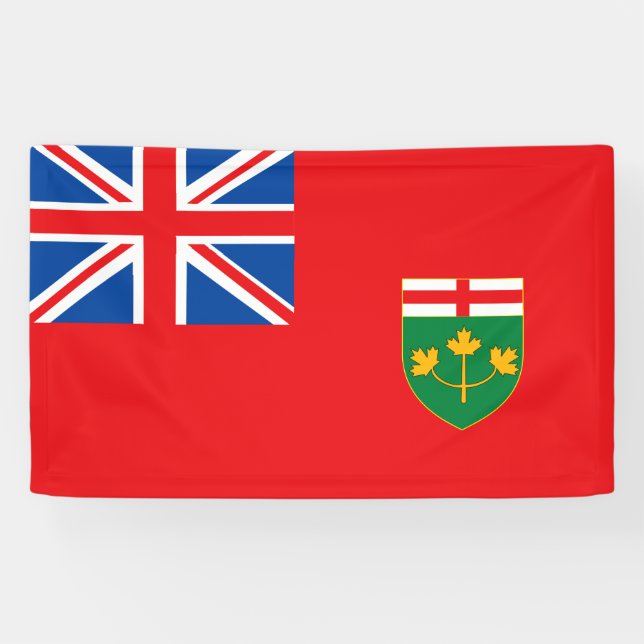 Lona Bandera ONTARIO (Horizontal)