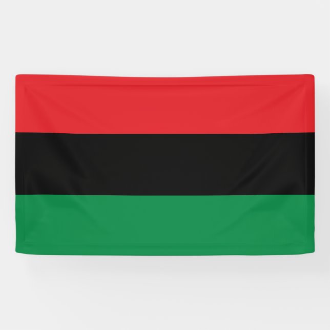 Lona Bandera panafricana (Horizontal)