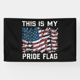 Lona Bandera Patriótica Americana Esta Es Mi Bandera De
