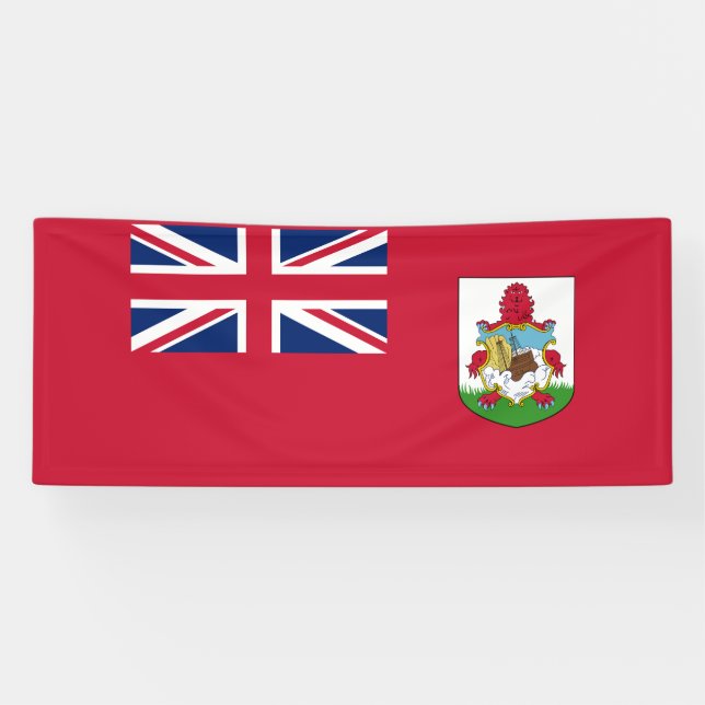 Lona Bandera patriótica de Bermudas (Horizontal)