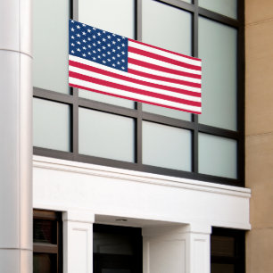 Lona Bandera Patriótica Estadounidense Banner USA