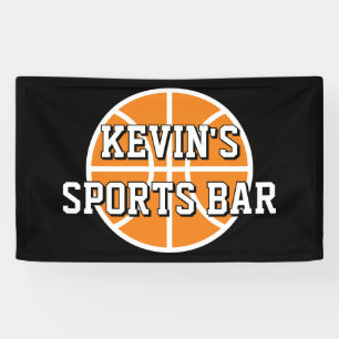 Lona Bandera personalizada de bar deportivo con logo de