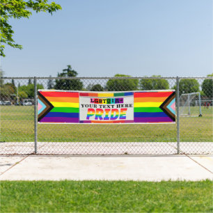 Lona Bandera personalizada de orgullo gay LGBTQIA+ para