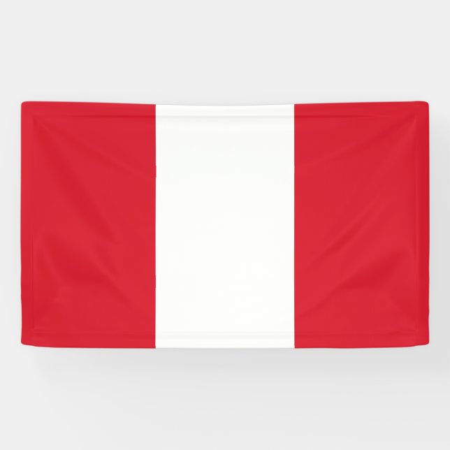 Lona Bandera peruana (Perú) (Horizontal)