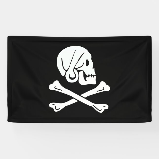 Lona Bandera pirata de Henry Every (Horizontal)