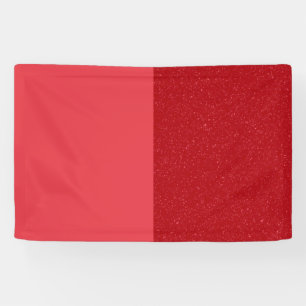 Lona Bandera Roja de Tomate Negrita Personalizada Divid