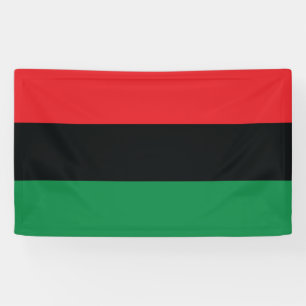 Lona Bandera roja, negra y verde