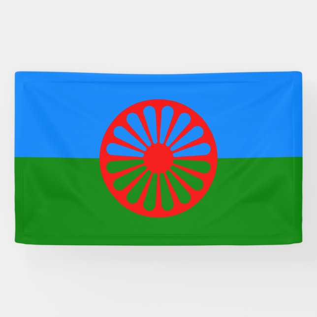Lona Bandera romaní (Horizontal)