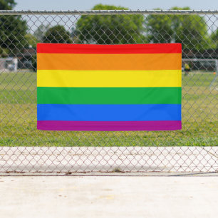 Lona Bandera tradicional del orgullo gay